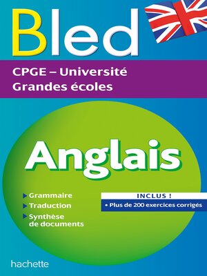 cover image of Bled supérieur--Anglais--Ebook epub